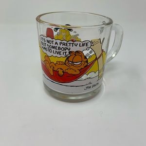 Garfield 1978 McDonalds Glass Cup